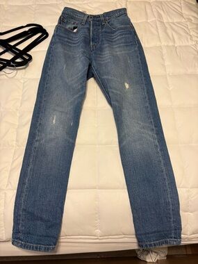 Levi's Straight-Leg Blue Jeans